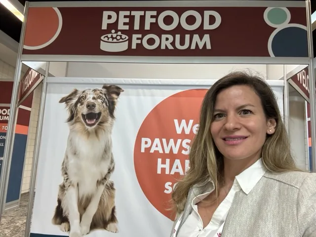 Petfood Forum 2026 official signage at the Kansas City Convention Center entrance.