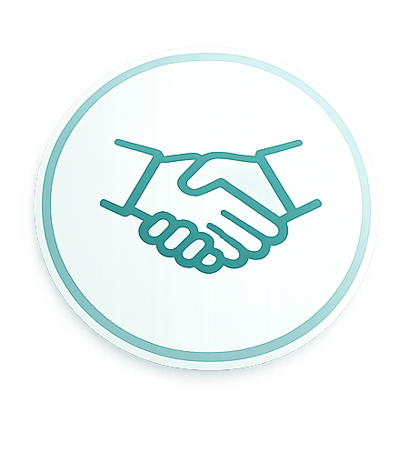 Long-term partnerships icon