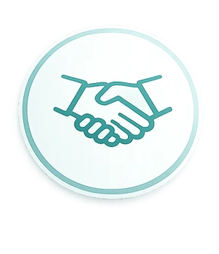 Long-term partnerships icon