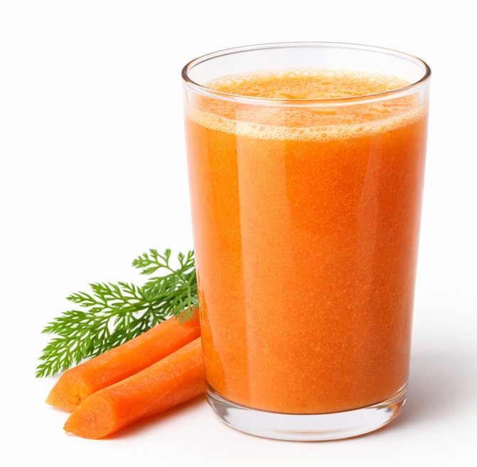 NFC carrot juice ingredient photo