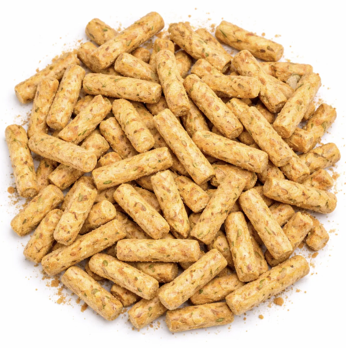 Sweet potato pellets ingredient photo for pet food