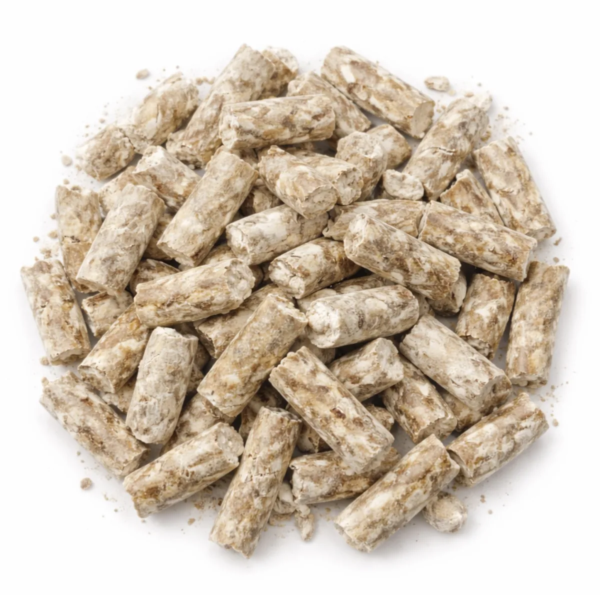 tapioca hard pellets for pet food illustration